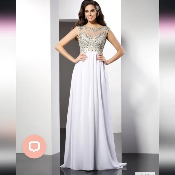 Hebeos | Dresses | Hebeos Wedding Dress Prom Formal Dress Dance Smallmedium  White Cream | Poshmark